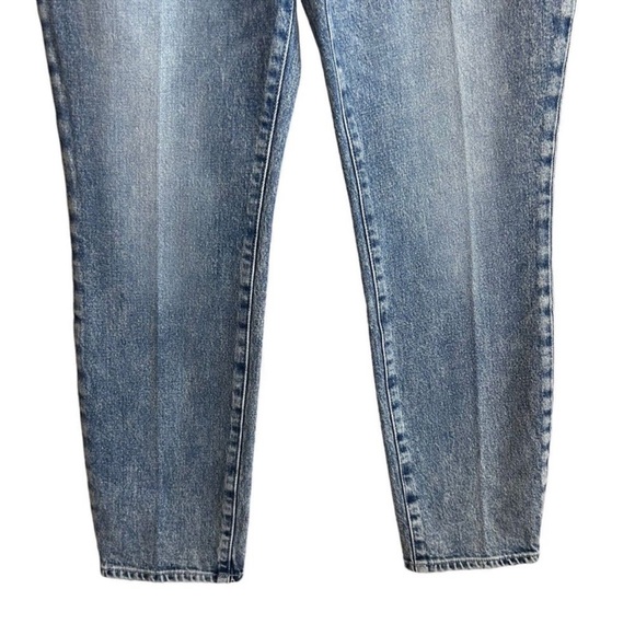 GOOD AMERICAN GOOD CLASSIC High Waisted SZ 4/27 Light wash INDIG0301 Tapered Leg - Picture 5 of 8